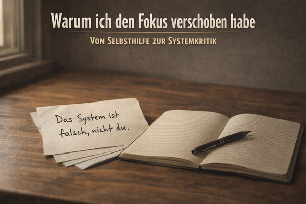 Titelbild: Anders richtig - Warum ich den Fokus verschoben habe
