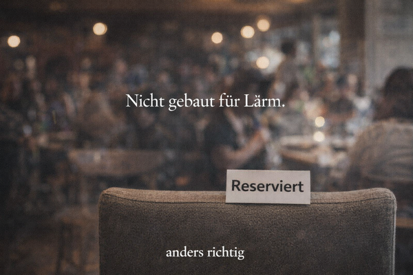 Titelbild - Nicht gebaut für Lärm