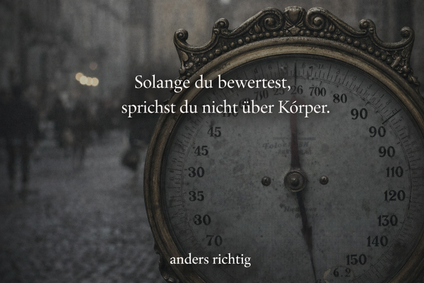 Ich bin fett. Du bist ignorant.